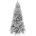 12 ft. Flocked Alaskan Pine Artificial Christmas Tree