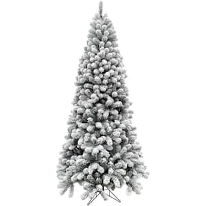 12 ft. Flocked Alaskan Pine Artificial Christmas Tree