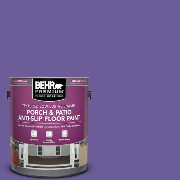 BEHR PREMIUM 1 gal. #P560-6 Just a Fairytale Textured Low-Lustre Enamel Interior/Exterior Porch and Patio Anti-Slip Floor Paint