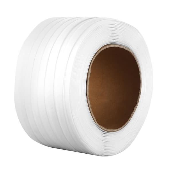 VEVOR Packaging Woven Cord Strapping Roll, 1,640 ft. Length x 3/4 in. Width x 0.03 in. Thickness, 1,763 lbs. Break Strength
