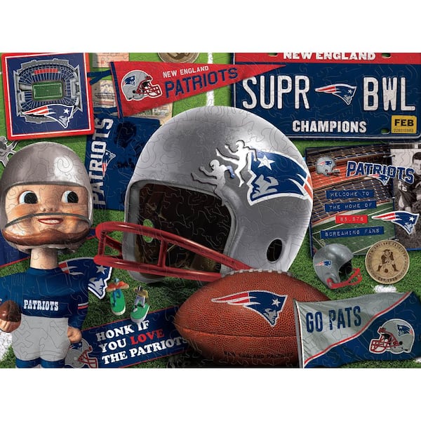 YouTheFan NFL New England Patriots Wooden Retro Series Puzzle 0956679 - The  Home Depot
