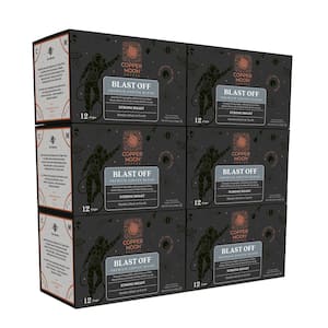 Single Serve Coffee Pods for Keurig K-Cup Brewers, Blast Off Blend, Strong Roast (72-Pack)