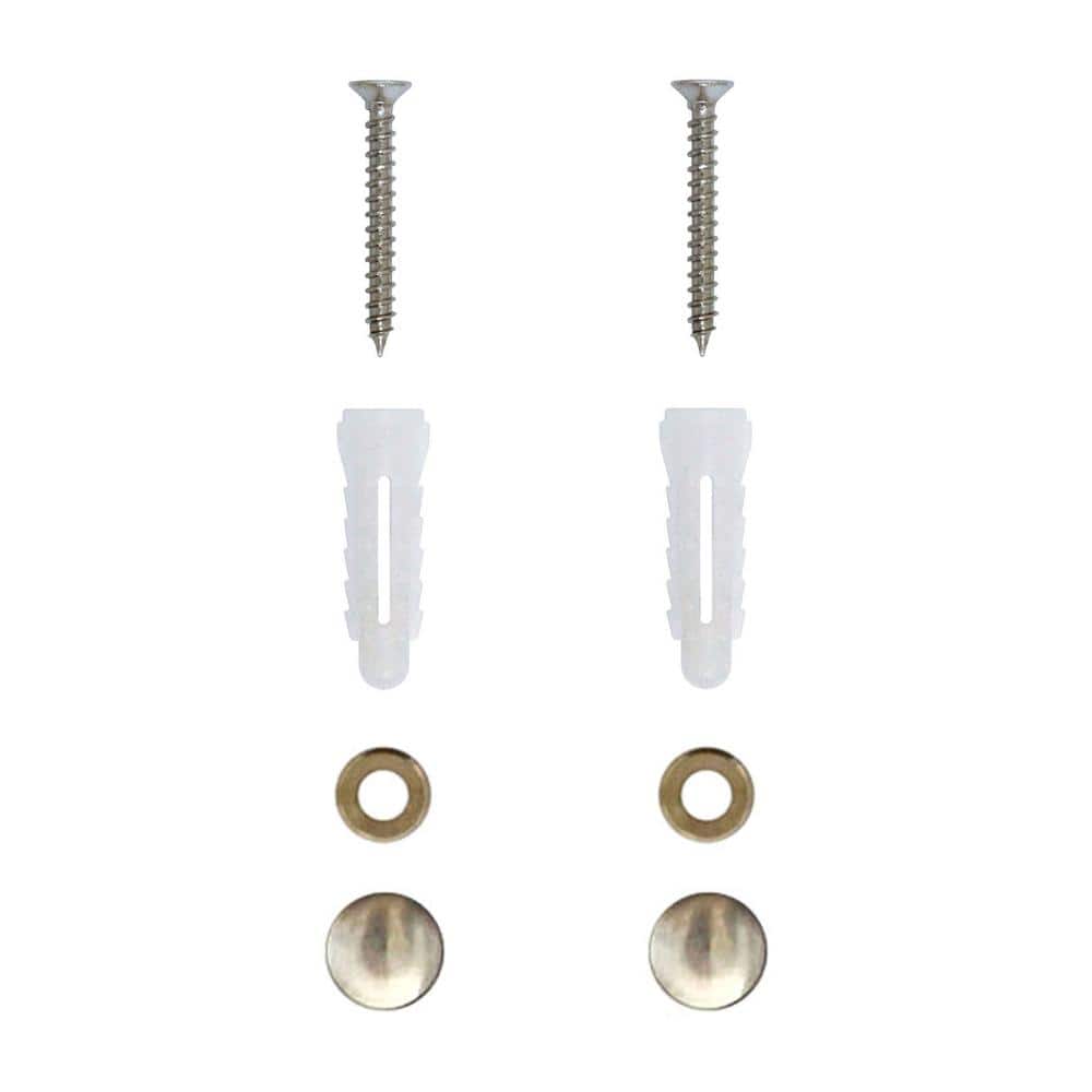 Satin Nickel Triple J-Hook Wall Mounted Towel Rack