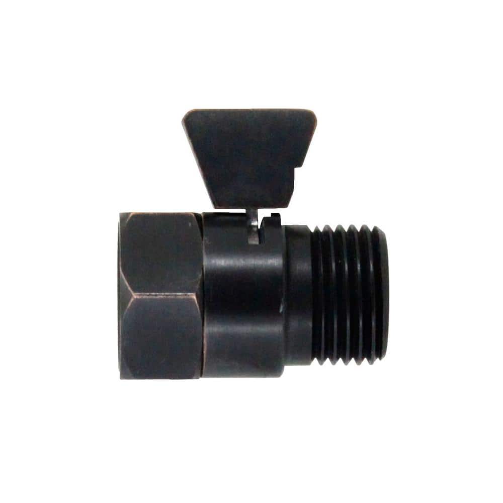 Rubbed Bronze Water Saver Flow Control Valve