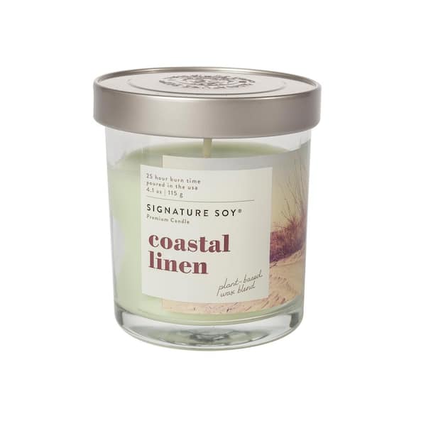Signature Soy 4 oz. Coastal Linen Scented Candle (6-Pack)