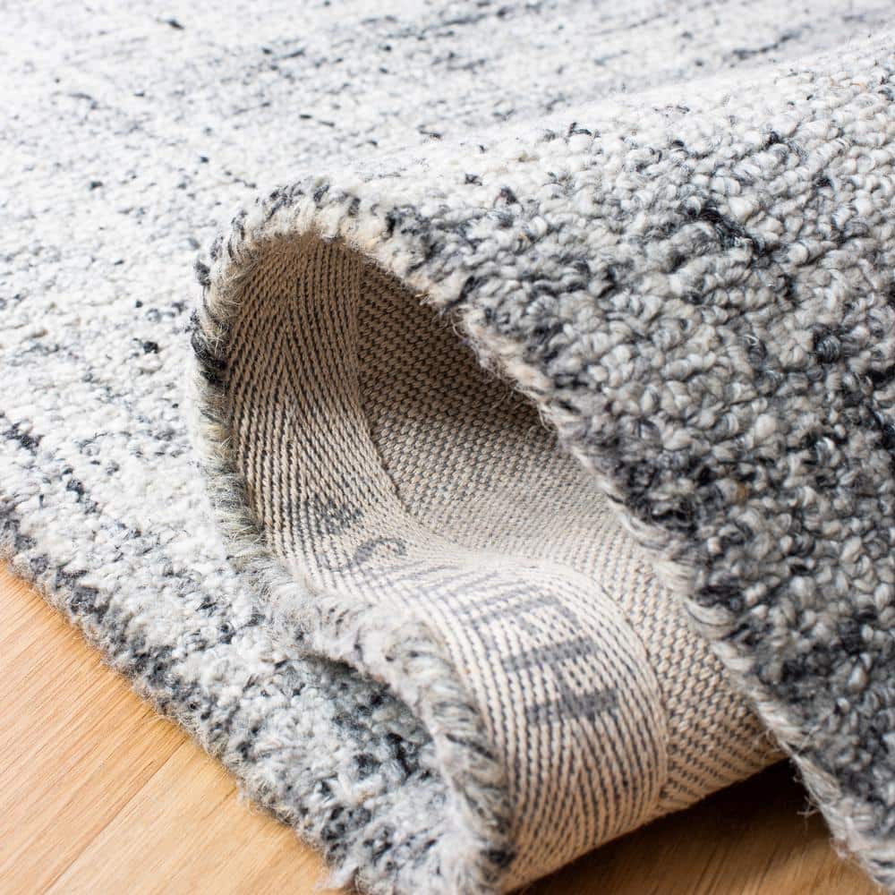 Abstract Ivory/Beige 9 ft. x 12 ft. Striped Area Rug - thumbnail 5