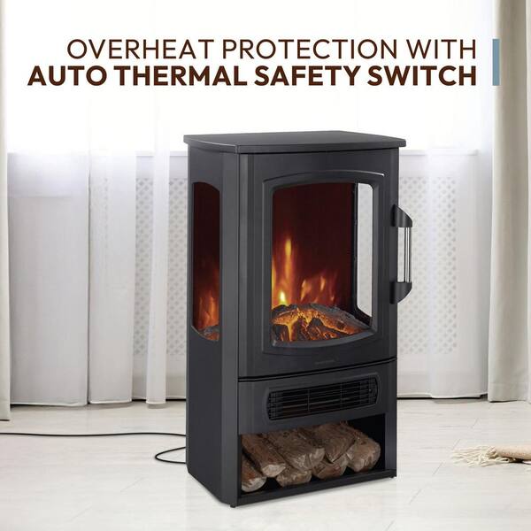 Cambridge 12.6 in. Ventless Freestanding Electric Fireplace in