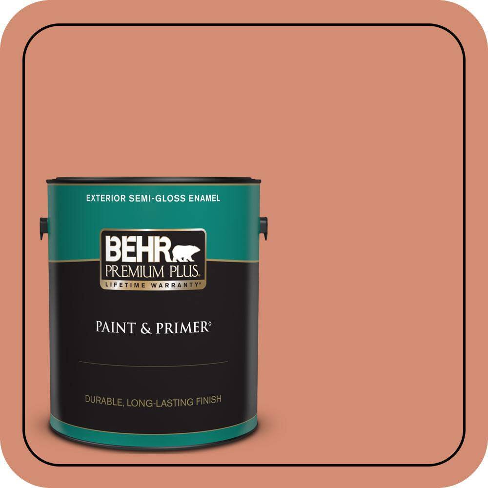 1 gal. #220D-5 Nectarina Semi-Gloss Enamel Exterior Paint & Primer price history on PriceWatchPro