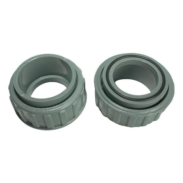 Connector and Nut CPVC 2 in. for Select Pool Heaters (2-Pack)