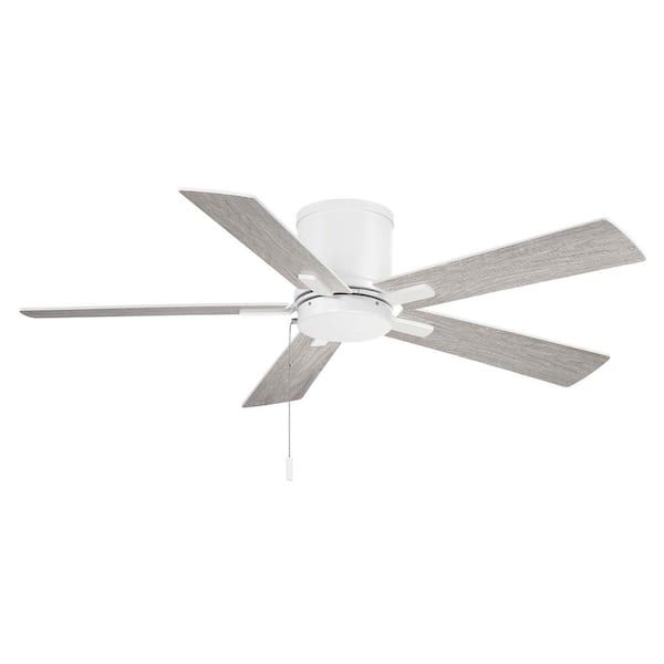 Hampton Bay Grantway 48 in. Indoor/Covered Outdoor Matte White Low