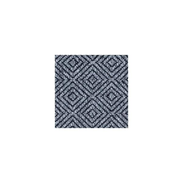 Napa Faux Sisal 2 ft. x 3 ft. Marble/Charcoal Geometric Area Rug