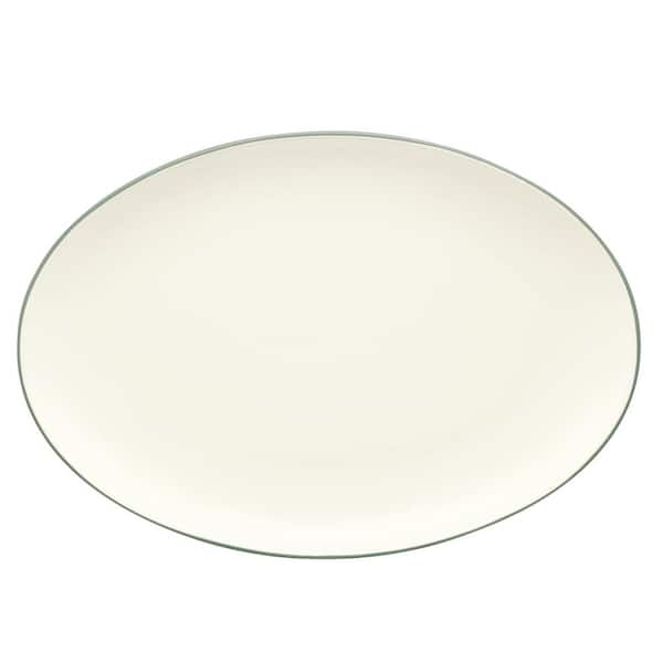 Colorwave Green 16 in. (Medium Green) Stoneware Oval Platter