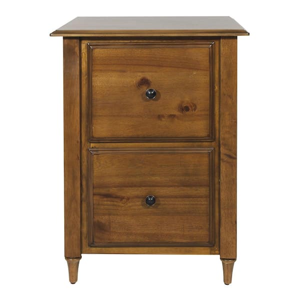 OSP Home Furnishings Bandon File Ginger Brown Cabinet