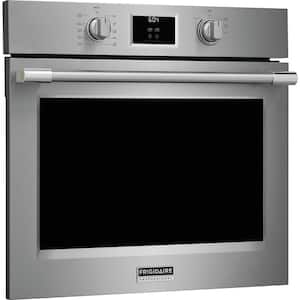 Professional 30 in. Single Electric Wall Oven with True Convection and Air Fry in Stainless Steel