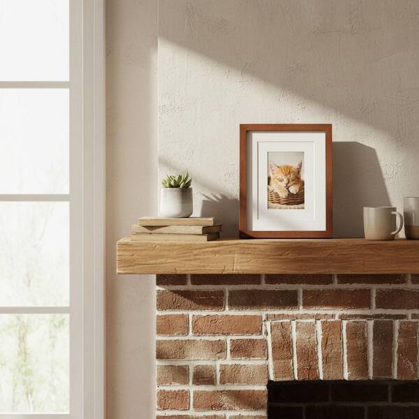 5 x 7 Solid Natural Walnut Wood Wall or Tabletop Display Picture