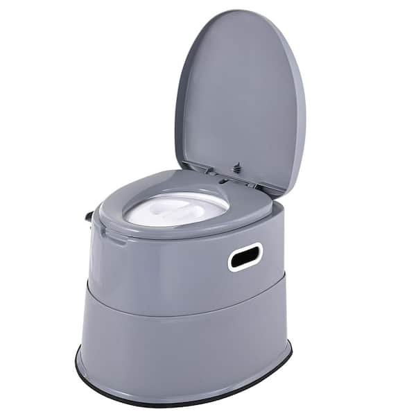 ID:G60671584　ポータブルトイレ Portable Non-Electric Waterless Toilet for Camping, Detachable