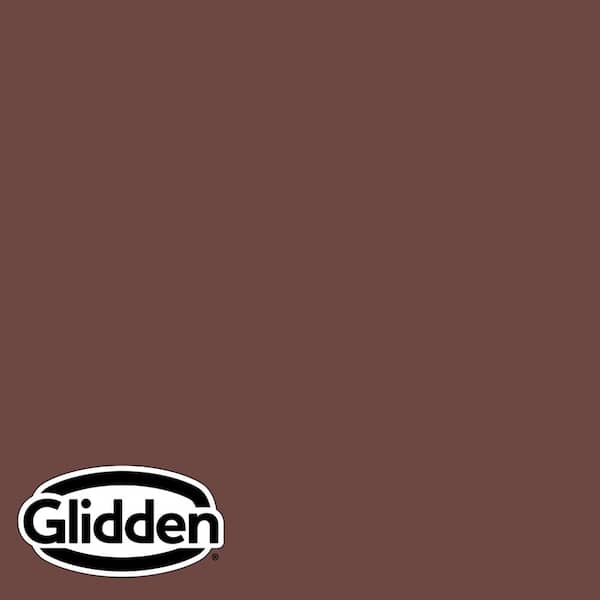 Glidden Premium 5 gal. PPG1060-7 Warm Mahogany Satin Exterior Latex Paint
