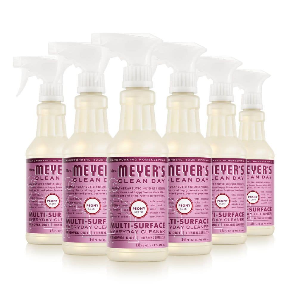 16 fl. oz. Peony Scent Multi-Surface Cleaner Concentrate Spray Bottle (6-Pack)