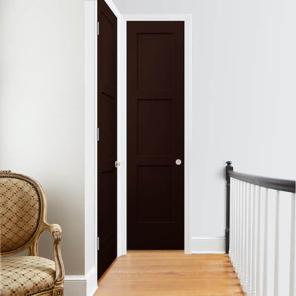 24 in. x 96 in. Birkdale Espresso Stain Smooth Solid Core Molded Composite Interior Door Slab