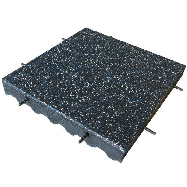 Rubber Flooring Gym Mat - White Speckle