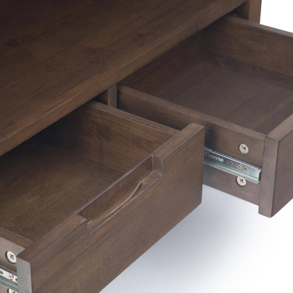 Banting Mid-Century Modern Walnut Brown Bookcase with Adjustable Shelves