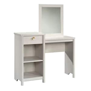 Dover Edge White Glacier Oak Vanity with Mirror 54.646 in. x 42.795 in. x 17.244 in.