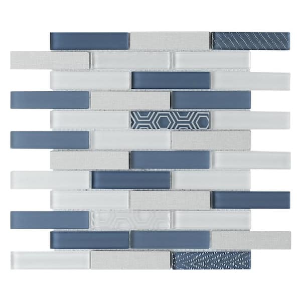 EMSER TILE Volare Stella 11.73 in. x 11.73 in. x 7mm Glass Mesh