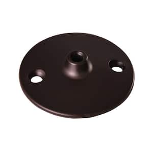 0.37 in. Solid Brass Flange for 340 Ceiling Support in Oil Rubbed Bronze