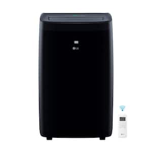 10,000 BTU Portable Air Conditioner LP1021BSSM Cools 450 Sq. Ft. with Dehumidifier and Wi-Fi in Gray
