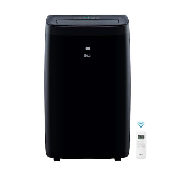 LG 10,000 BTU Portable Air Conditioner LP1021BSSM Cools 450 Sq. Ft. with Dehumidifier and Wi-Fi in Gray