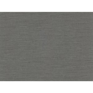 Essence Dark Grey Linen Texture Dark Grey Wallpaper Sample