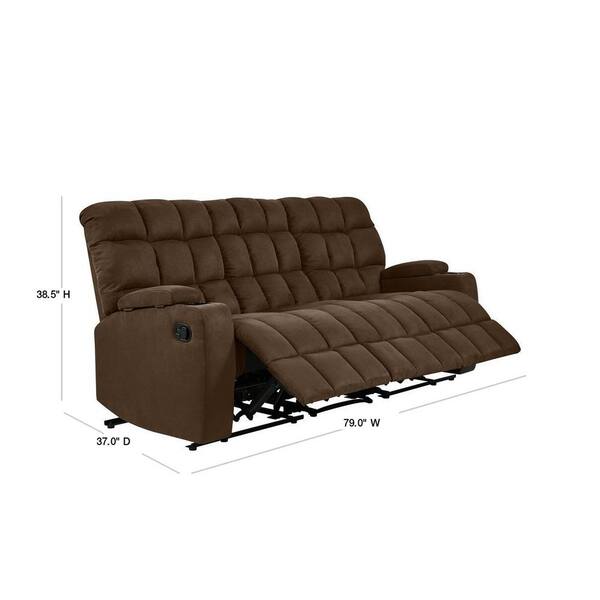 prolounger prolounger microfiber storage recliner