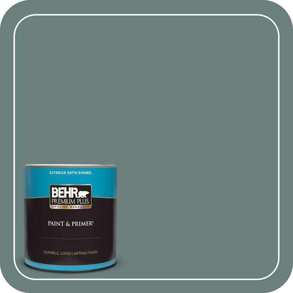 1 qt. #N430-5 Aspen Valley Satin Enamel Exterior Paint & Primer price history on PriceWatchPro