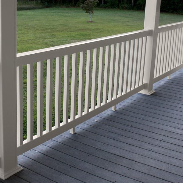 Riviera 3 ft. H x 8 ft. W Tan Vinyl Railing Kit