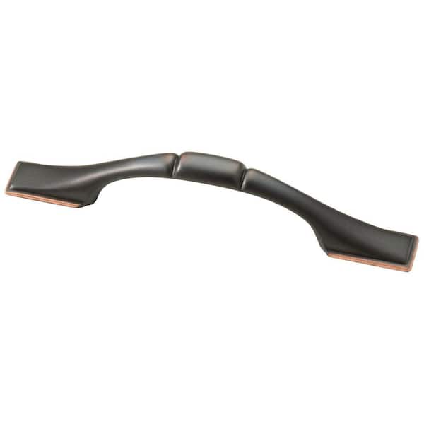Liberty Square Foot 3 in. (76 mm) Bronze With Copper Highlights Cabinet Drawer Pull