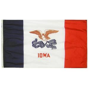 2 ft. x 3 ft. Nylon Iowa State Flag