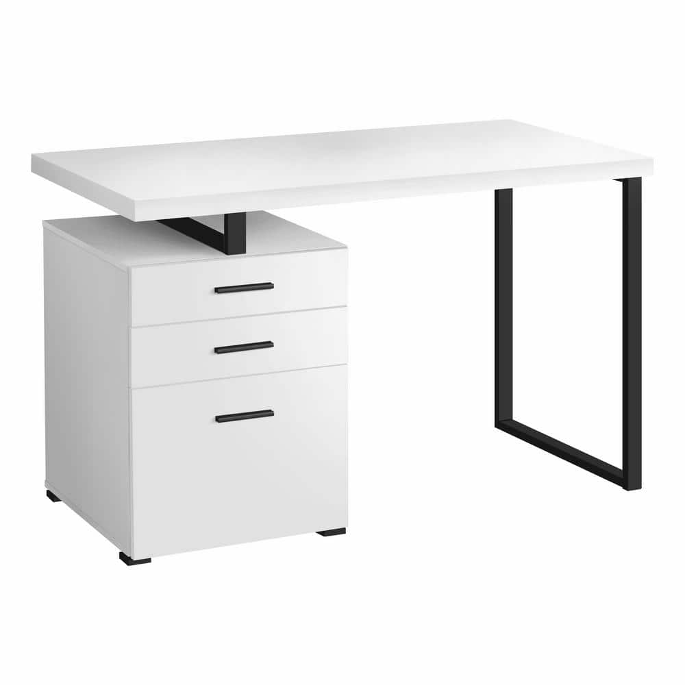 Inval 3 Drawer Desk Organizers 6 310 H x 6.9 W x 8.11 D WhiteClear