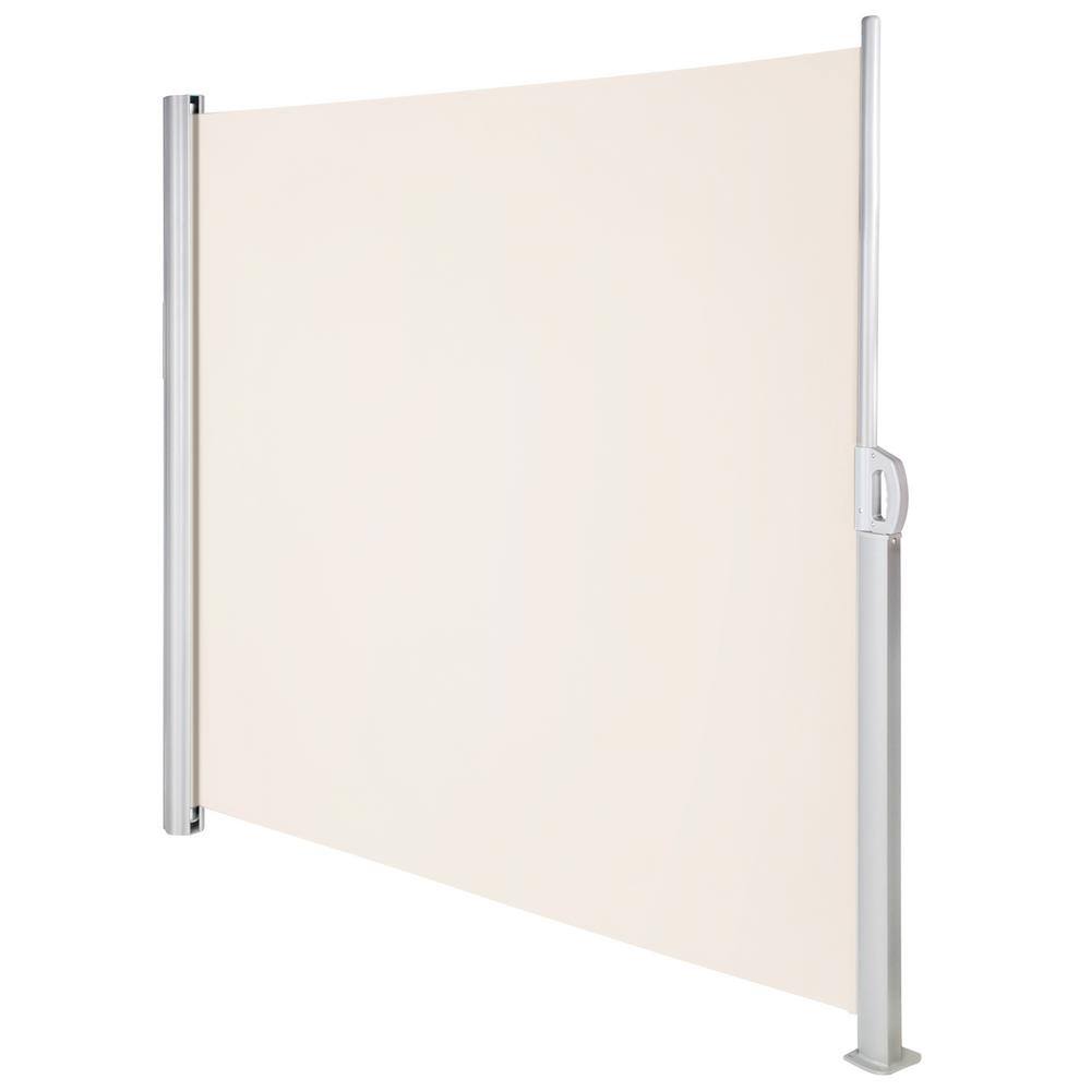 Retractable Side Awning 71in. x 118in.Aluminum Privacy Screen, 280g Polyester Waterproof UV 30+ for Patio,Balcony,Beige price history on PriceWatchPro