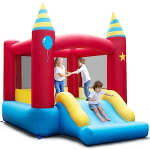 Inflatable Bounce House Kids Jumping Bouncer Indoor Outdoor with 480-Watt Blower