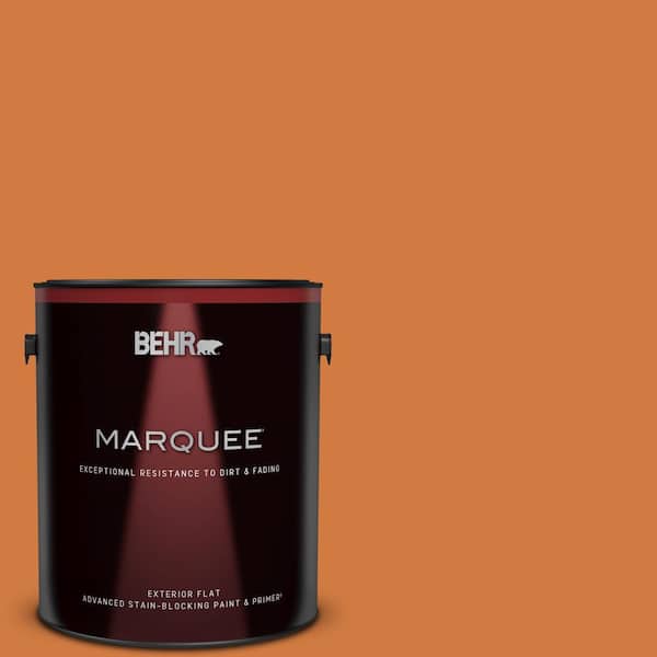 BEHR MARQUEE 1 gal. #250D-6 Maple Leaf Flat Exterior Paint & Primer