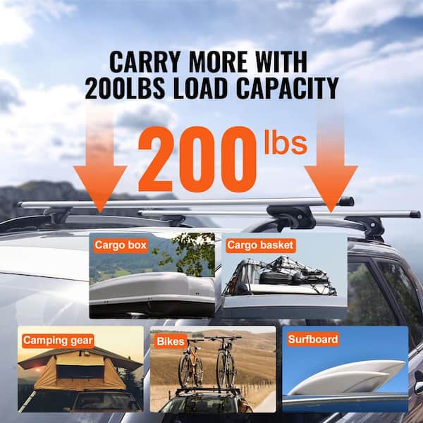 FISCHER CrossLine L Roof Rack For Bicycle Carriers, Roof Boxes Or