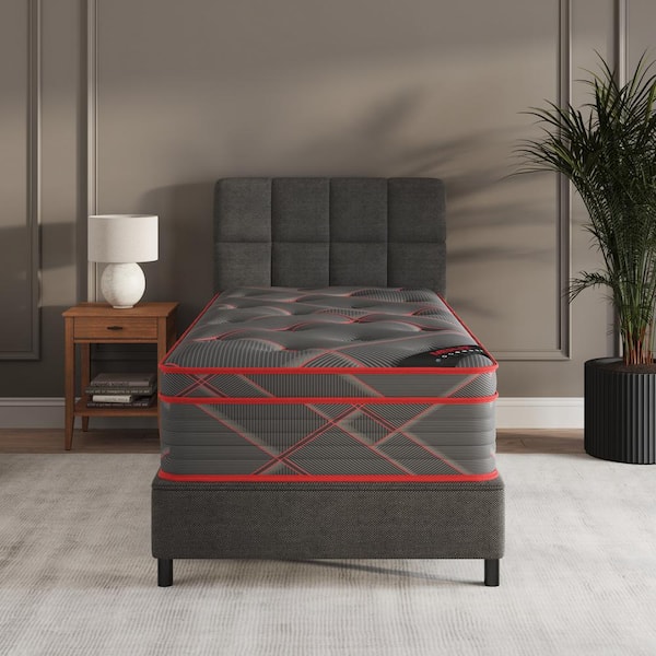 Twin Made in USA Medium Firm Hybrid, 13 in. Edge to Edge Pocket Coil, Bed in A Box, Ottopedic Mattress