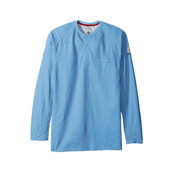 Long Sleeve Henley QT20BL RG 