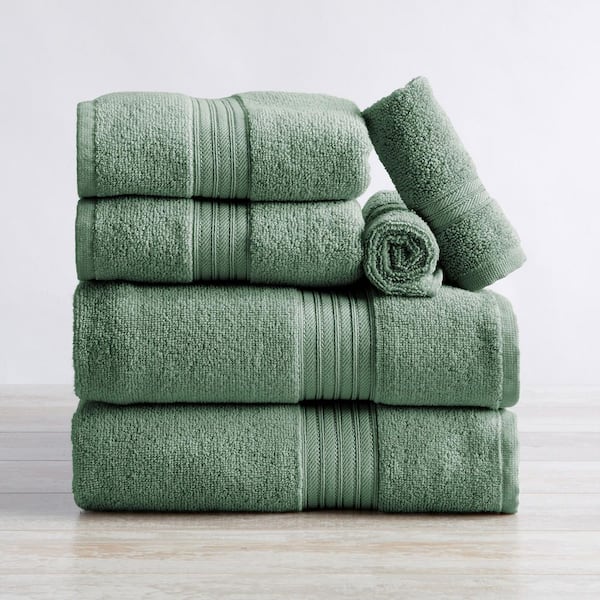 Eucalyptus Soft Cotton Classic 6 Piece Towel Set