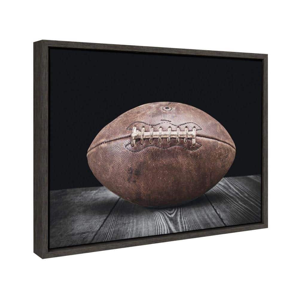 Vintage Football Framed Canvas Wall Art, 18" x 24"