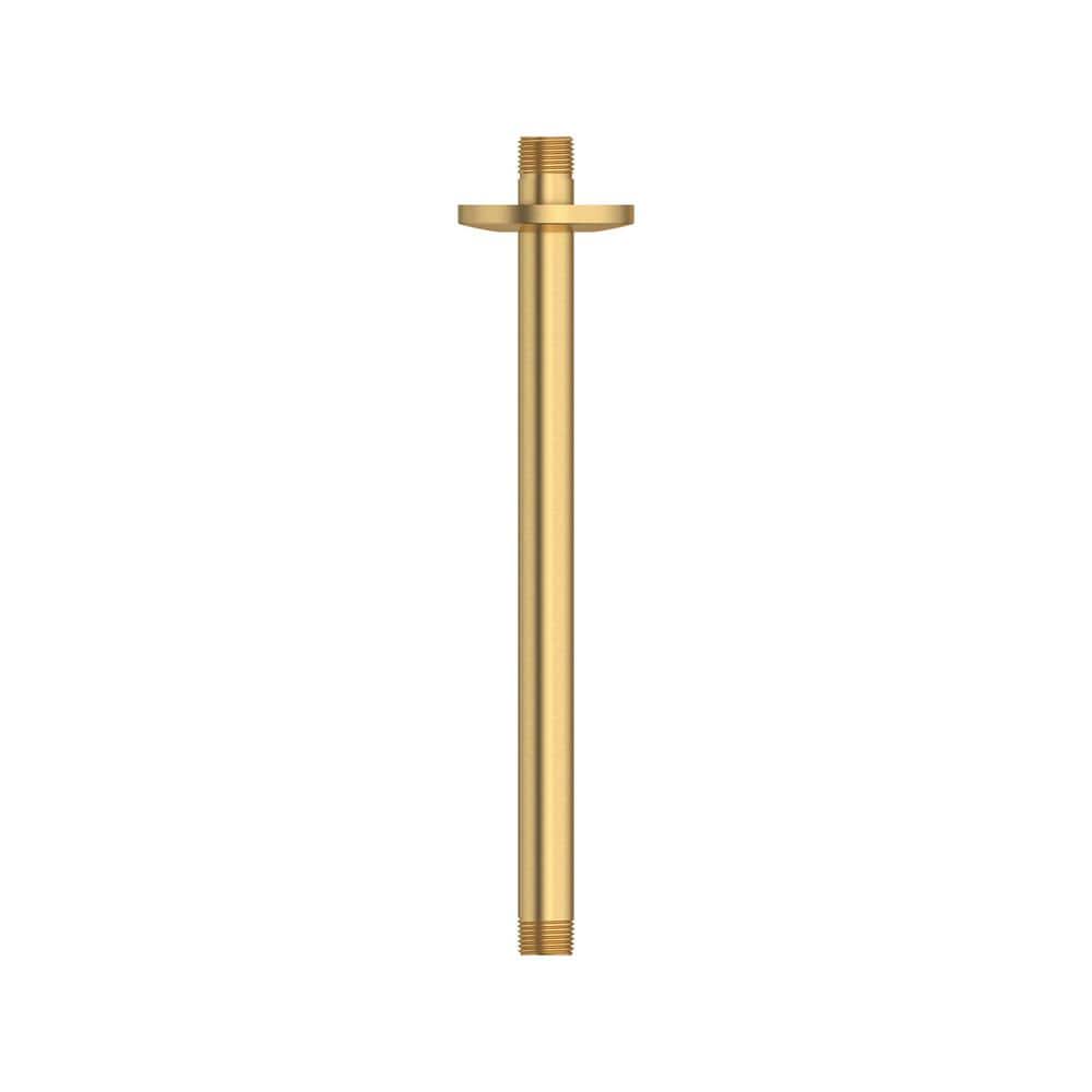 Gold Ceiling-Mount Shower Arm for Rain Showerheads
