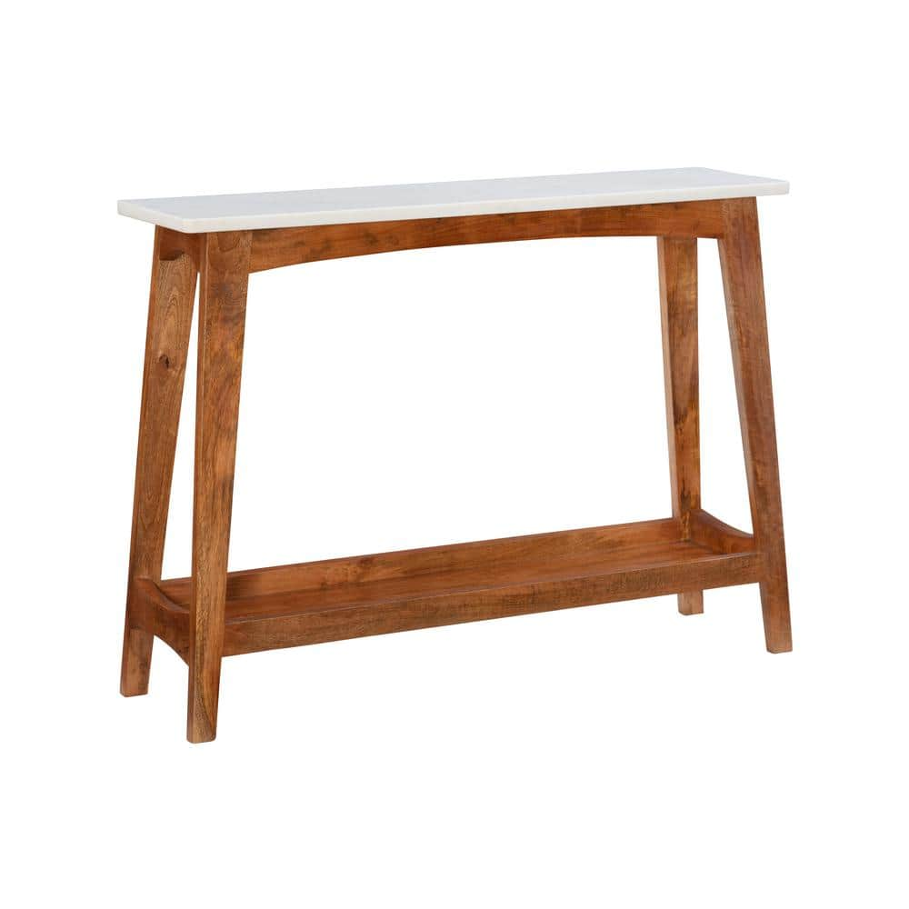 Powell glass console deals table