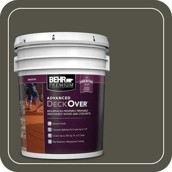 5 gal. #SC-108 Forest Smooth Solid Color Exterior Wood and Concrete Coating