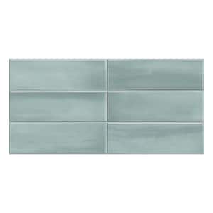 Spanish Allure Porcelain 12 in. x 24 in. x 9mm Wall Tile Sage-Sample