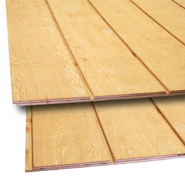 Unbranded 15/32 in. x 4 ft. x 8 ft. T1-11 8 in. On-Center Fir Plywood Siding